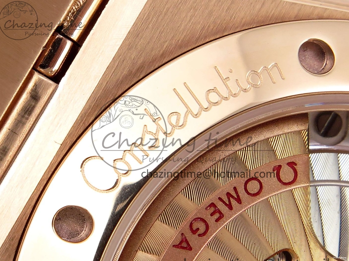 0327 Constellation 39mm RG ASWF 1:1 Best Edition Blue Dial on RG Bracelet A Practical 7778